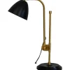 Skrivbordslampor-Hallbergs Harmonic Skrivbordslampa 50cm Svart/mässing