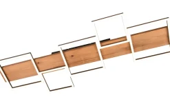 Plafonder-Trio Lighting Harper Plafond LED 115cm mattsvart/trä