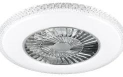 Takfläktar-Reality Harstad Takfläkt 60cm LED kromad stjärnljus
