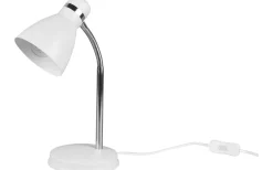 Skrivbordslampor < Reality Harvey Skrivbordslampa E27 matt vit