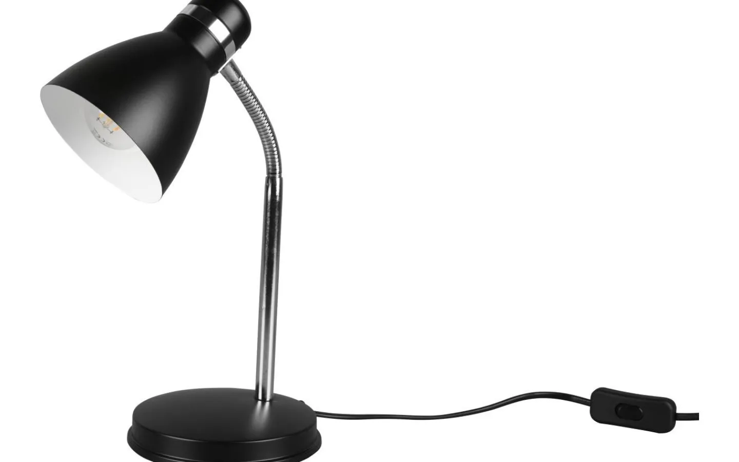 Skrivbordslampor-Reality Harvey Skrivbordslampa E27 mattsvart