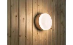 Bastulampor-Hidealite Heatwall Bastu Vägglampa LED 2700K 7,5W Borstad Stål IP65