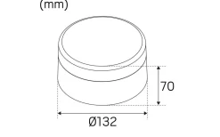 Bastulampor-Hidealite Heatwall Bastu Vägglampa LED 2700K 7,5W Borstad Stål IP65