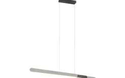 Avlånga Taklampor < Trio Lighting Helios Takpendel LED 82,5-130cm borstad aluminium