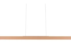 Avlånga Taklampor-Trio Lighting Helios Takpendel LED 100cm kaffebrun