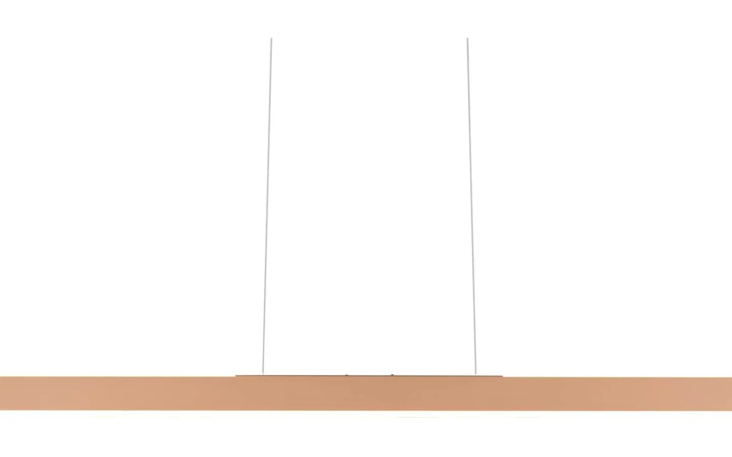 Avlånga Taklampor-Trio Lighting Helios Takpendel LED 100cm kaffebrun