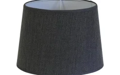 Enfärgade Runda Lampskärmar < Hallbergs Herringbone Lampskärm Ø35cm Grafitgrå