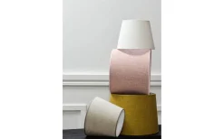 Enfärgade Runda Lampskärmar < Hallbergs Herringbone Lampskärm Ø35cm Offwhite