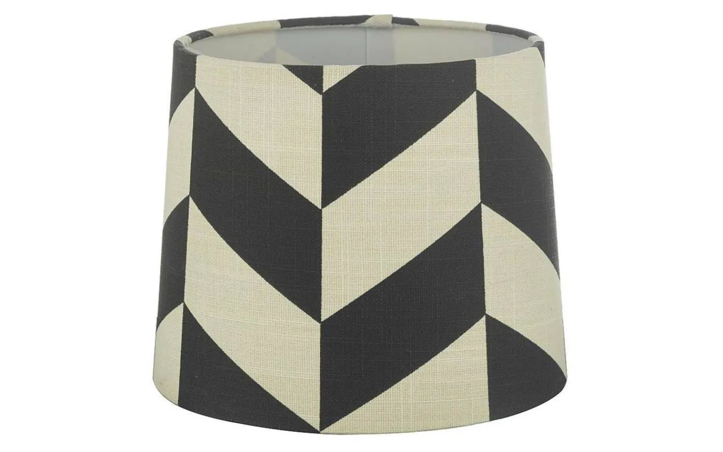 Mönstrade Lampskärmar-Oriva Herringbone Lampskärm Ø20cm Svart/Vit