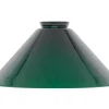 Reservglas Och Reservdelar < Karlskrona Lampfabrik Hög skomakarskärm 60/250 - Grönt överfångsglas