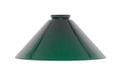 Reservglas Och Reservdelar < Karlskrona Lampfabrik Hög skomakarskärm 60/250 - Grönt överfångsglas