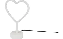 Barnrum|Bordslampor-Reality Hjärta Bordslampa LED vit