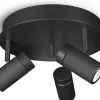 Takspot Med 3 Lampor < Herstal Holder Takspotlight 3L Svart