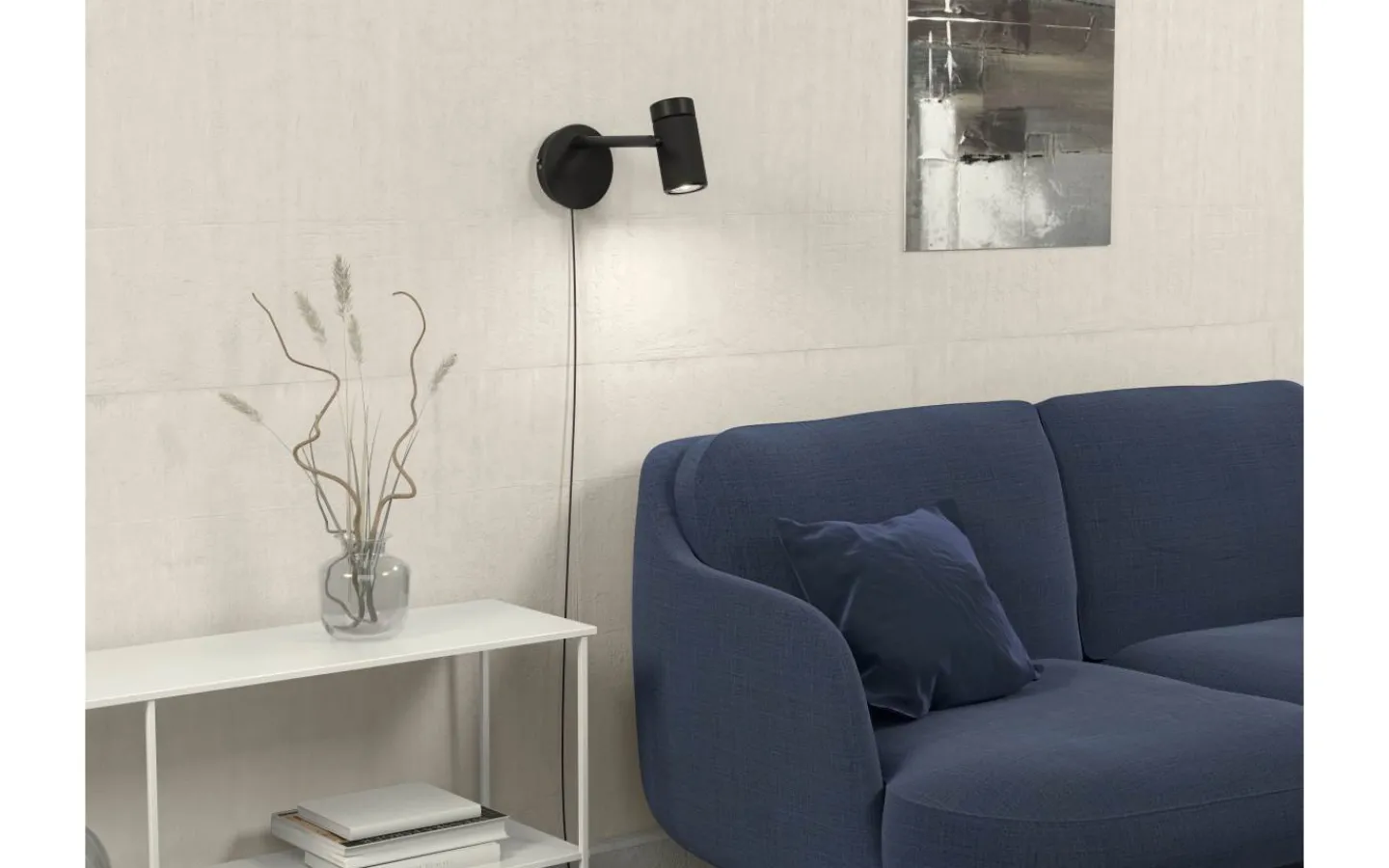Läslampor < Herstal Holder Vägglampa Svart
