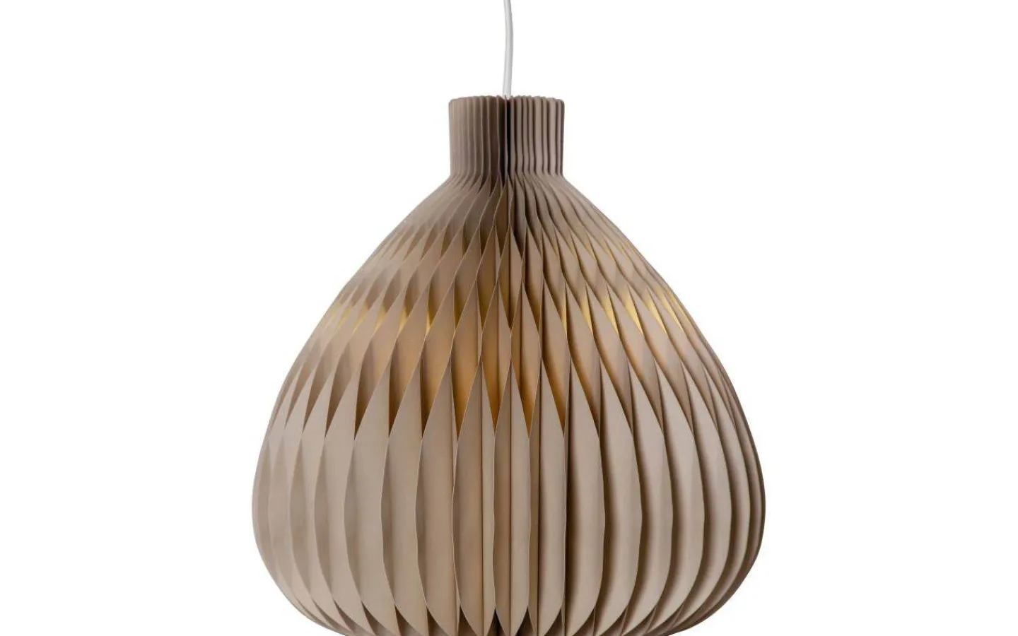 Julpynt Inomhus|Takskärmar < Star Trading Honeycomb Takskärm 38cm Beige
