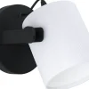 Läslampor < Eglo Hornwood Vägglampa Svart/Vit