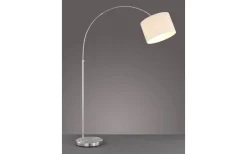 Golvlampor|Golvläslampor-Trio Lighting Hotell Golvlampa kurvad E27 vit
