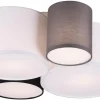 Plafonder-Trio Lighting Hotell Plafond 4xE27 flerfärgad