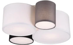 Plafonder-Trio Lighting Hotell Plafond 4xE27 flerfärgad