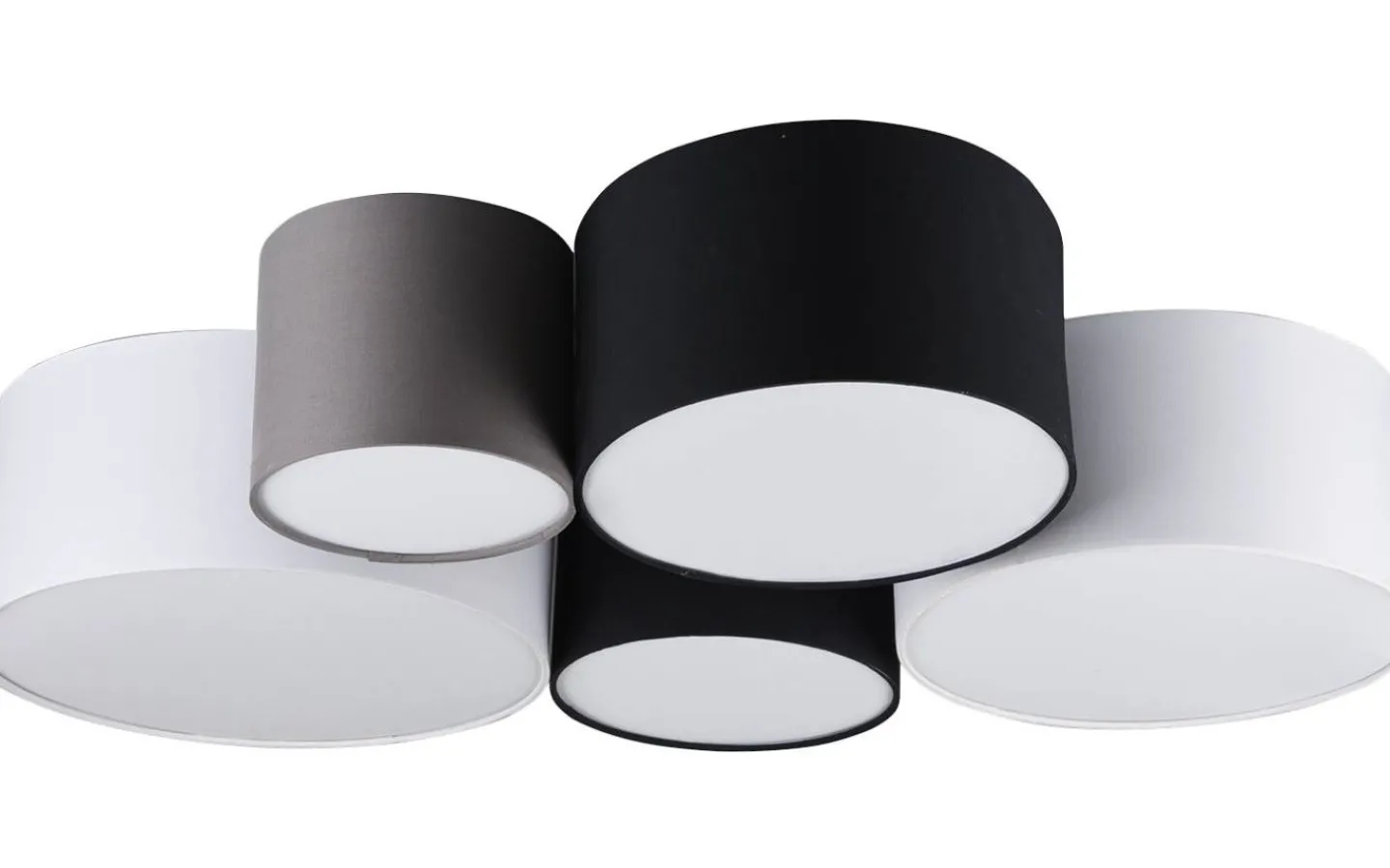 Plafonder-Trio Lighting Hotell Plafond 5xE27 flerfärgad