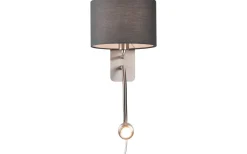 Läslampor < Trio Lighting Hotell Vägglampa med läslampa E14 + LED grå