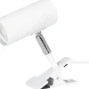 Klämlampor|Bordslampor-Globen Lighting Hubble Klämlampa 12cm Vit