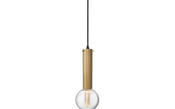 Sladdställ Med Sockel < Globen Lighting Hubble Pendel 22cm E14 Borstad Mässing