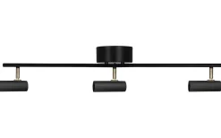 Avlånga Takspotlights|Takspot Med 3 Lampor < Globen Lighting Hubble Takspotlight 3L 80cm Svart