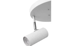 Runda Takspotlights|Takspot Med 3 Lampor < Globen Lighting Hubble Takspotlight 3L 25cm Vit/Krom