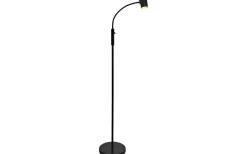 Golvläslampor-Aneta Hugin Golvlampa 135cm Svart