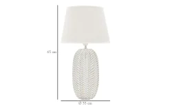 Bordslampor-Mauro Ferretti Hybrid Bordslampa 65cm Vit