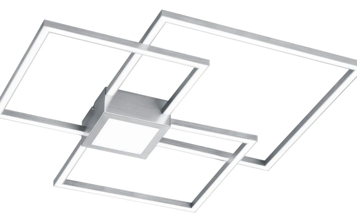 Plafonder-Trio Lighting Hydra Plafond LED 3-delad borstad stål