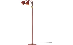 Golvläslampor < Halo Design Hygge Golvlampa 2L 135cm Maroon