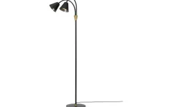 Golvläslampor-Halo Design Hygge Golvlampa 2L 135cm Svart