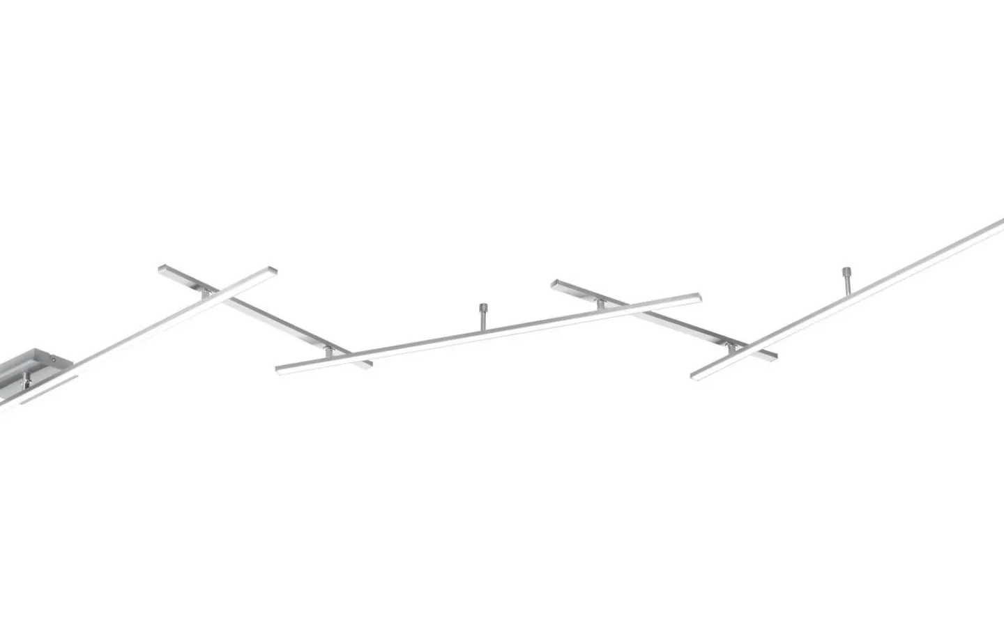 Plafonder-Trio Lighting Indira Plafond LED 245cm borstad stål