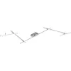 Plafonder-Trio Lighting Indira Plafond LED 345cm borstat stål