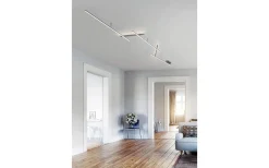 Plafonder-Trio Lighting Indira Plafond LED 345cm borstat stål