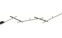 Plafonder < Trio Lighting Indira Plafond LED 245cm mattsvart