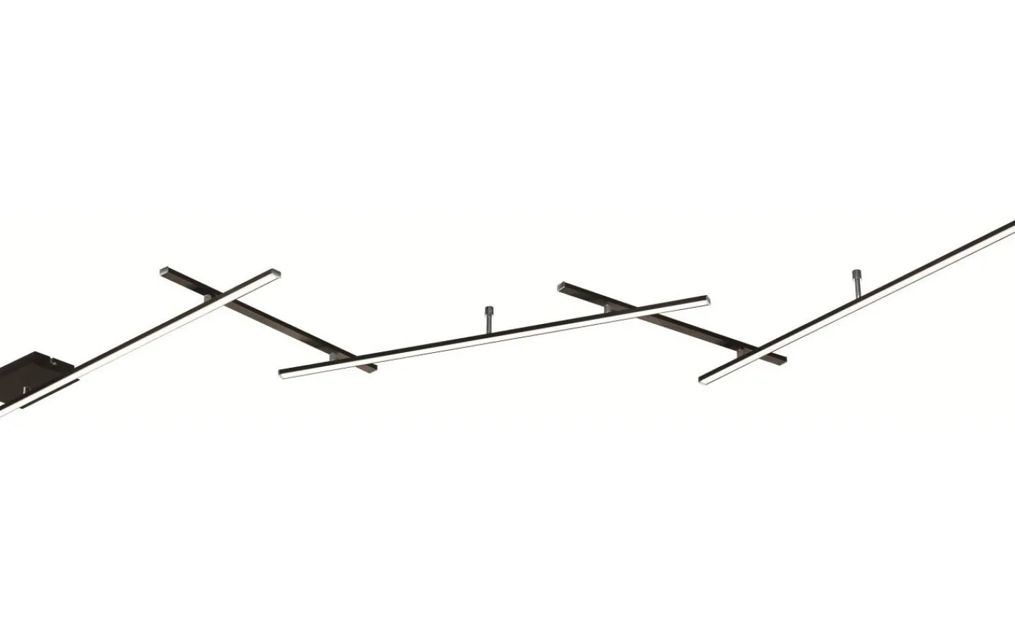Plafonder < Trio Lighting Indira Plafond LED 245cm mattsvart