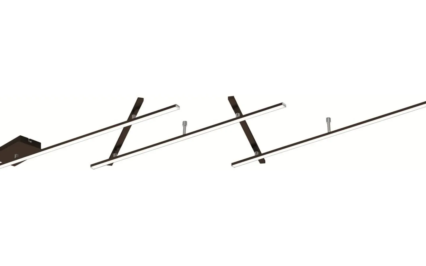 Plafonder < Trio Lighting Indira Plafond LED 245cm mattsvart
