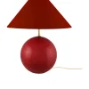 Bordslampor-Globen Lighting Iris Bordslampa 39cm Burgundy
