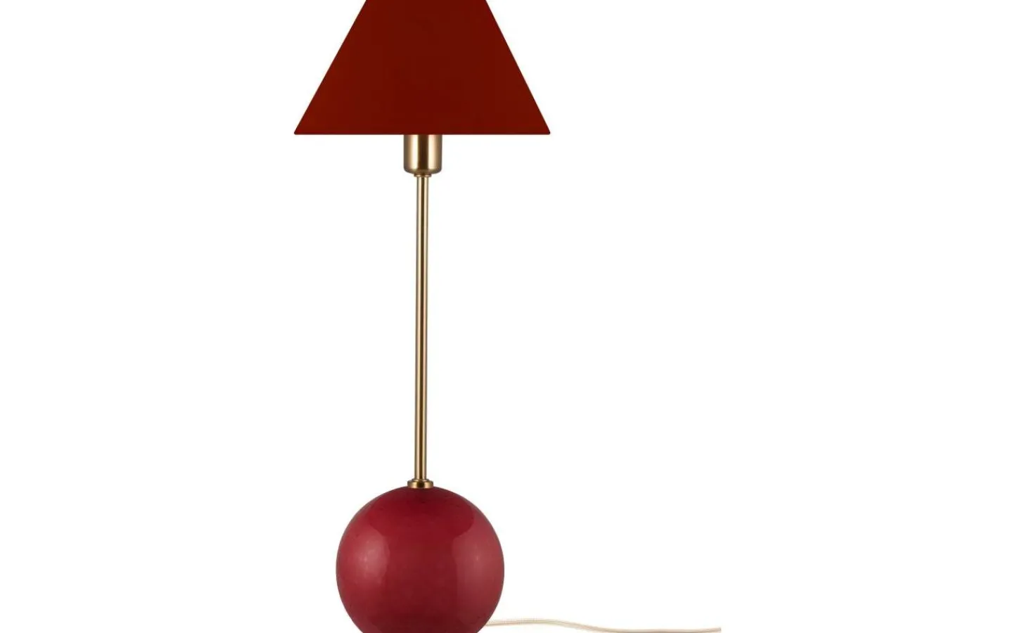 Bordslampor < Globen Lighting Iris Bordslampa 51cm Burgundy