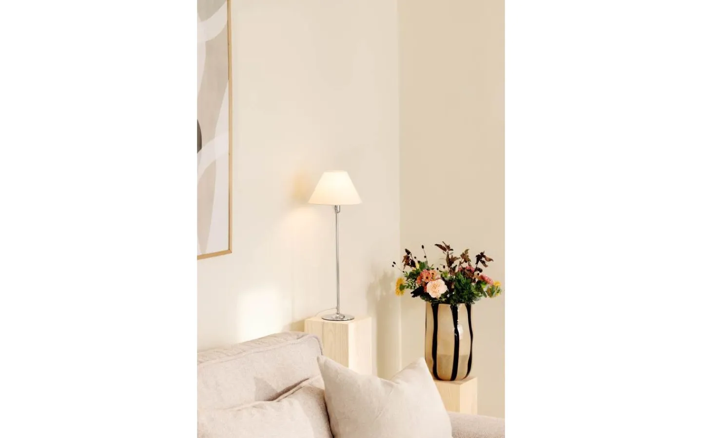 Lampfötter-Globen Lighting Iris Lampfot 45cm Krom