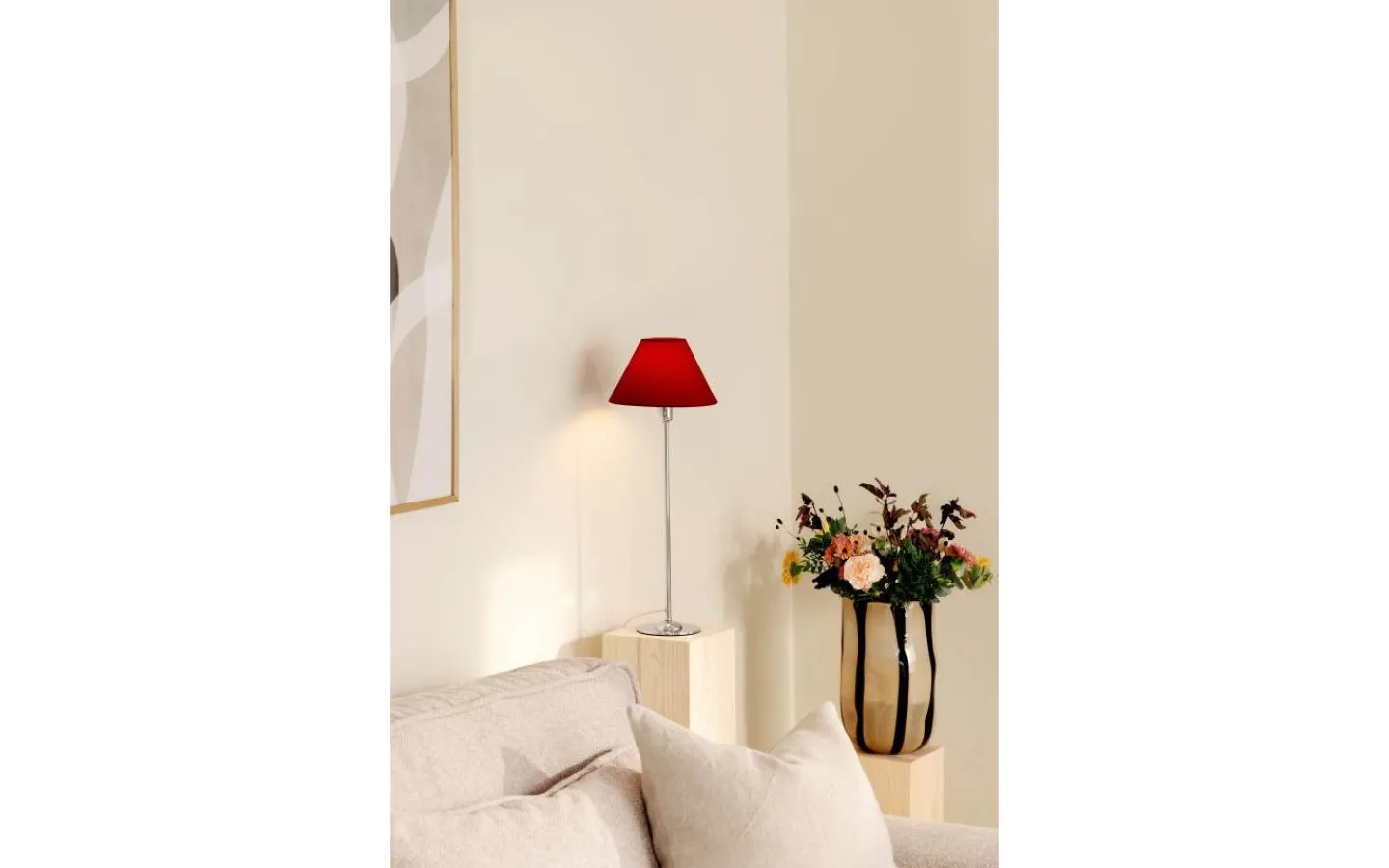 Lampfötter-Globen Lighting Iris Lampfot 45cm Krom