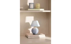Uppladdningsbara Lampor Inomhus|Bordslampor < Globen Lighting Iris Portabel Bordslampa 23cm Duvblå