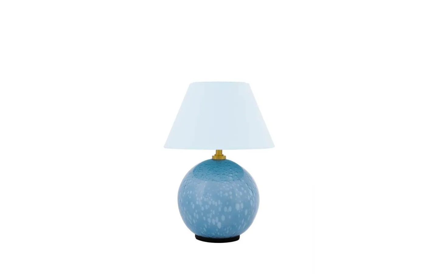 Uppladdningsbara Lampor Inomhus|Bordslampor < Globen Lighting Iris Portabel Bordslampa 23cm Duvblå