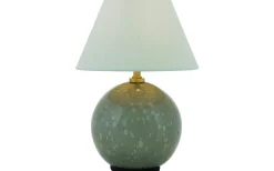 Uppladdningsbara Lampor Inomhus|Bordslampor-Globen Lighting Iris Portabel Bordslampa 23cm Grön