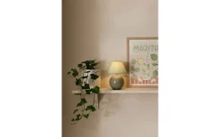 Uppladdningsbara Lampor Inomhus|Bordslampor-Globen Lighting Iris Portabel Bordslampa 23cm Grön