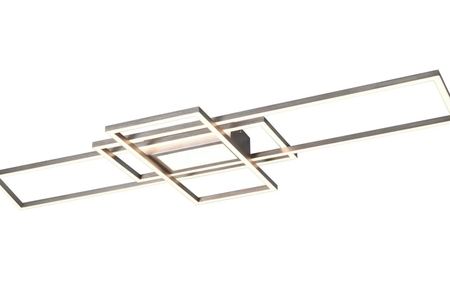 Plafonder-Trio Lighting Irvine Plafond LED i borstat stål