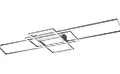 Plafonder-Trio Lighting Irvine Plafond LED i borstat stål